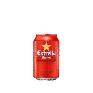 Cerveza Estrella Damm lata 33 cl caja x 24