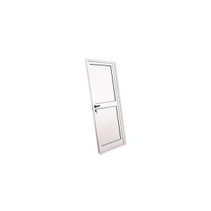 PUERTA DE UNA HOJA ENCHAPE DE ALUMINIO DE 900X2100