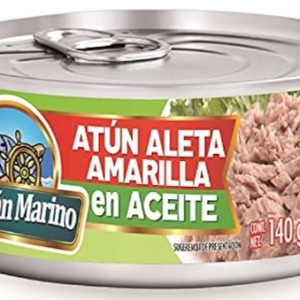 ATUN DESMENUZADO EN ACEITE M-CAPITAN 48-120 GRS