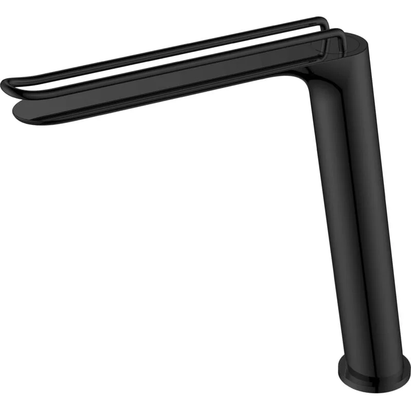 BDH041-3NG MONOMANDO LAVABO ALTO BELICE NEGRO MATE