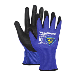Guantes de Trabajo azul recubierto de Nitrilo, corte A2 Talla 7 (70 pcs)