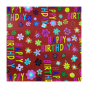 Papel de regalo para cumpleaños (Rojo Happy)(PZ098)